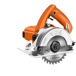 Handheld Electric Circular Saw 5 Inch Serrated Blade Wood Cutting Dry Cut Diy Power Cutter - Product Image 1