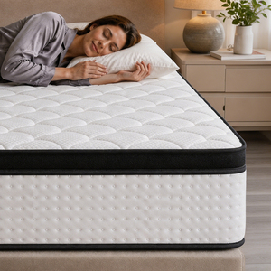 Wholesale Pocket <b>Spring</b> <b>Mattress</b> Breathable Cotton Felt 10-Year Warranty for Apartment Hospital School Dormitory - Product Image 1