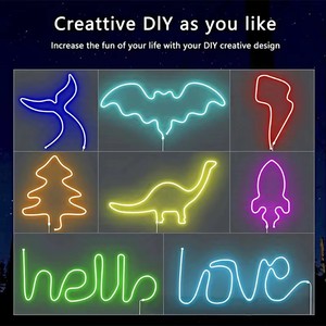 Tira de Luces <span class=keywords><strong>LED</strong></span> de Neón de 12 V, Flexible, Impermeable, <span class=keywords><strong>con</strong></span> Brillo Suave, Cinta de Neón para Decoración del Hogar, Bar, Fiesta, Letreros de Pared, Decoración DIY, Iluminación Interior y Exterior - Product Image 4