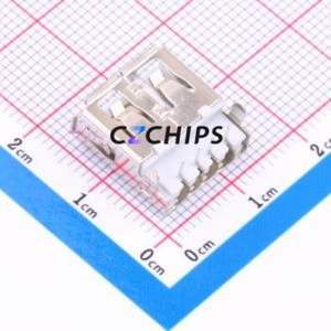 USB90-05-T1-W USB Connector Bent Lead Through Hole Connector Type-A USB 2.0 Female Right Angle Insert - Product Image 2