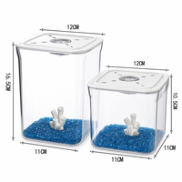 Mini aquarium de bureau en blocs de construction pour poissons Betta de Thaïlande, micro-aquarium paysager pour la maison et le salon