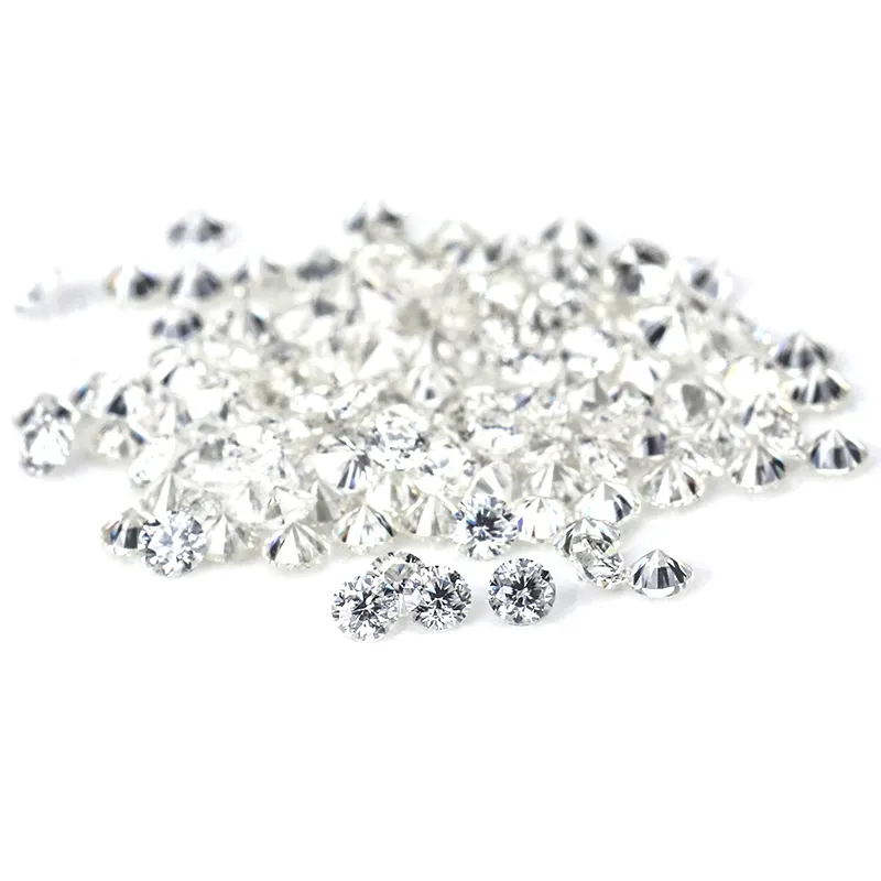 Offre Spéciale 0.8mm-3.0mm diamant de Moissanite melée prix par Carat taille ronde DEF petites tailles Moissanite VVS1 diamant cultivé en laboratoire
