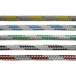 2mm 3mm 5mm 6mm 8mm 10mm White Outdoor Camping Solid Double Braided Nylon Polyester PE PP Braided Starter <strong>Rope</strong> - Product Image 1