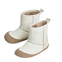 Bottes de neige unisexes pour enfants, bottines chaudes doublées de polaire, chaussures pour tout-petits, antidérapantes
