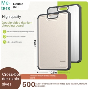<span class=keywords><strong>Planche</strong></span> à découper domestique en acier inoxydable <span class=keywords><strong>Planche</strong></span> de cuisine roulante Légumes Bloc à découper <span class=keywords><strong>personnalisable</strong></span> - Product Image 5