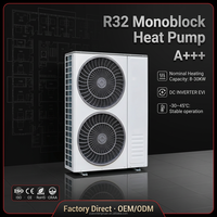 Pompe à chaleur monobloc air-eau R32 EVI Full DC Inverter -30°C Chauffage Refroidissement ECS Chauffage par le sol A++