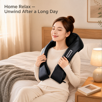 Relaxant de nuque multi-vitesses avec ajustement réglable, enveloppe légère et confortable pour les épaules, idéal pour offrir et soulager le stress quotidien