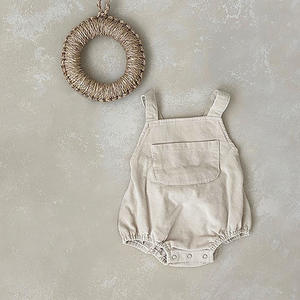 Baby Herbst Cord Taschen Hosenträger Stram pler Herbst Baby Schlinge Dreieck einfache Baumwolle Stram pler chc - Product Image 6