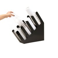 Présentoir de café et couvercle en acrylique, support pour gobelet, présentoir de boissons chaudes, en perspex,