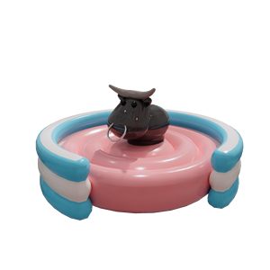 HELLO CAT HD014 Sport Crazy Game Mecánico inflable Toro Rodeo Bull Riding para niños y adultos Capacidad 5-10 >10 - Product Image 4