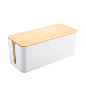 Wood Organizer Box Cable Management Organizer Box Wholesale Oak Wood Cable Management Wooden Organizer Box For Desk With Wooden Lid