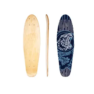 New Style Special Wood Fish Cruiser Board Deck Skate Board Fish Carver Skateboards Carbon Fiber Skateboard Decks