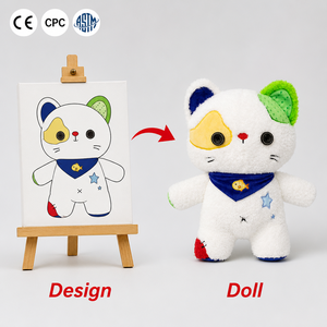 Regalo di San Valentino, Orsacchiotto Personalizzato con <span class=keywords><strong>Disegno</strong></span> su Misura, <span class=keywords><strong>Peluche</strong></span> con Fiori, Regalo di Compleanno Personalizzato in Poliestere - Product Image 4