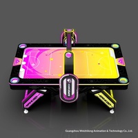 Équipement de jeu vidéo Nouveau jeu de hockey sur socle double avec jetons Machine de jeu pour enfants Jeu intérieur parent-enfant Matériel de jeu pour plus de 8 ans