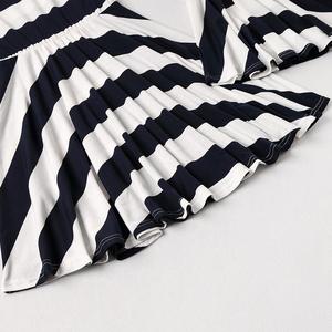 Vestidos a juego para madre <span class=keywords><strong>e</strong></span> <span class=keywords><strong>hija</strong></span>, trajes familiares a rayas, <span class=keywords><strong>ropa</strong></span> a juego - Product Image 6