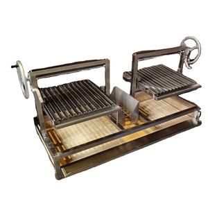 62" New Design Wood Charcoal Stainless Steel <b>BBQ</b> Grill Asado Parrilla Santa Maria Argentina Argentine Grill with Fire Basket - Product Image 4