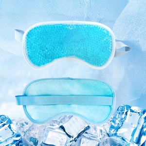 Máscara de <span class=keywords><strong>gel</strong></span> para ojos, paquete de 2 máscaras para dormir de hielo refrescante para ojos hinchados para hombres y mujeres, compresa fría para dormir y cálida para poscirugía - Product Image 3