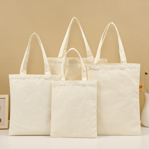 Bolsa de compras de algodón orgánico reutilizable, ecológica, con logotipo personalizado. - Product Image 4