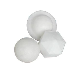 Boule flottante emboîtable à bord aile, couvercle auto-assemblant sans interstice pour réservoir de chromage, contrôle de la brume <span class=keywords><strong>acide</strong></span> - Product Image 4