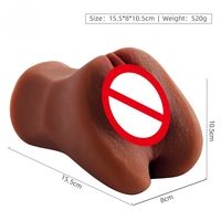 Manuelles Männliches Masturbations-Spielzeug Realistische Künstliche Vagina Tragbarer Stroker-Becher Handgehaltener Masturbations-Massager für Männer Erwachsene