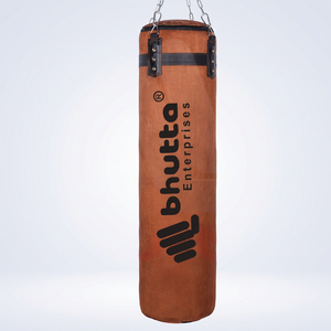 Sacos de Boxeo de Cuero Resistentes y Duraderos, Kit de Entrenamiento de Velocidad, para Patadas, MMA, Rellenables con Agua/Arena, 25 kg - Product Image 1