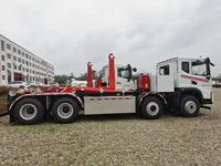 Camions compacteurs électriques Dongfeng à crochet élévateur, camions à ordures amovibles, stations de collecte mobiles, vente directe d'usine