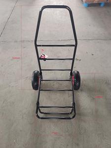 <span class=keywords><strong>Chariot</strong></span> de pêche à la <span class=keywords><strong>carpe</strong></span> de camping entièrement en métal avec deux roues - Product Image 6
