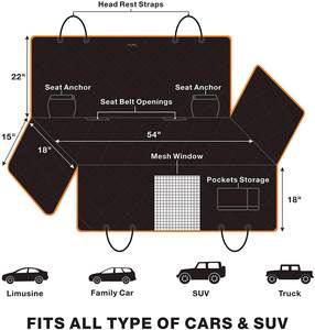 Cubierta plegable para asiento de coche, cubierta impermeable y duradera para mascotas, oxford, fabricante al por mayor - Product Image 4