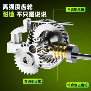 Moulinet <span class=keywords><strong>de</strong></span> pêche spinning en métal à bobine peu profonde, force <span class=keywords><strong>de</strong></span> frein 12 kg, pour surfcasting et pêche en eau salée, ensemble <span class=keywords><strong>de</strong></span> 3 pièces - Product Image 5