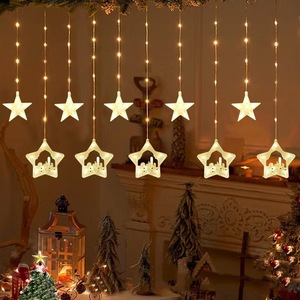 2025 mới trong nhà/ngoài trời Trung Đông rỗng nhà thờ hồi giáo Cổ Tích chuỗi ánh sáng trắng ấm áp ramadan trang trí lâu đài EID mubarak khảm - Product Image 4