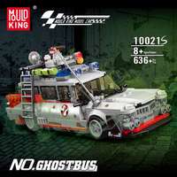 MOULD KING 10021S DIY Mini Voiture de Luxe Jouet Éducatif Kit de Briques en Plastique Ensemble Modèle de Bus Fantôme Construction de Voiture Blocs pour Enfants
