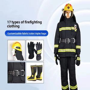Traje de Protección Contra Incendios Certificado, 17 Estilos, Cinco Piezas, Diseño Dividido, Aislamiento Térmico - Product Image 2