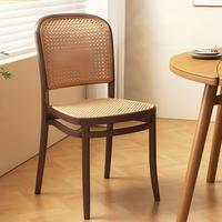 Chaise d'extérieur en plastique tressé en rotin pas cher pour mariage, chaise de salle à manger empilable nordique, chaises de loisirs modernes pour café