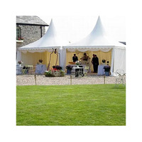 Tentes Pagode de Luxe en Aluminium à Prix d'Usine pour Mariages, Extérieures, Imperméables et Ignifuges, Tente Blanche pour Exposition en Plein Air