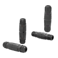 Conectores Impermeables IP68 Tipo M20 con Enchufe Recto de 250V 20A con Caja de Conexiones con Tornillos para Iluminación Exterior