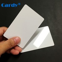 Carte NFC 13,56 MHz, jet d'encre, vierge, blanche, PVC, NTAG213, NTAG215, NXPNTAG216, imprimable, URL codée, carte RFID