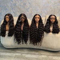 Perruque frontale HD sans colle 13x6 en cheveux naturels vietnamiens bruts, perruque en cheveux humains avec cuticules alignées, vente en gros