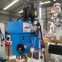 Machine de perçage et de fraisage verticale ZX50C, fraiseuse manuelle légère à trois axes automatique pour l'usinage en atelier