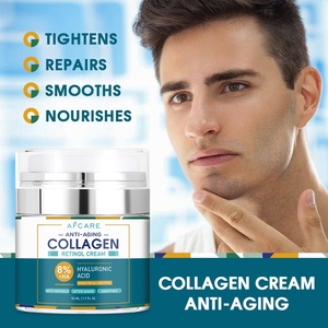 Crema Viso NFace con 8% di Acido Ialuronico per Collagene, Anti-Età, Lifting, Rassodante, Idratante per Collo e Décolleté, per Uomini, Tutti i Tipi di Pelle - Product Image 2
