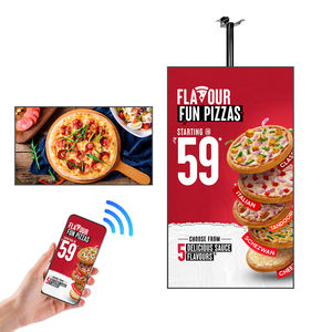 หน้าจอแสดงผลโฆษณาดิจิทัลแบบติดกระจก ความสว่างสูง 1500nits ขนาด 43 55 65 75 86 นิ้ว ดีไซน์บางเฉียบ 6.9 มม. - Product Image 1