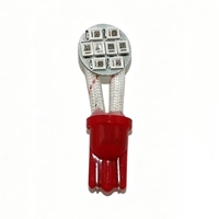 Ampoule LED Pinball T10 # Clignoteur LED 555 3528 8SMD avec fil flexible 13V AC/DC