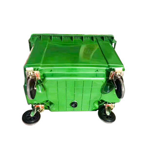 1100L Outdoor Classified Trash Can, Large Capacity Commercial Use <b>with</b> <b>Lid</b>, Outdoor Property Sanitation <b>Bin</b>, Large Trash <b>Bin</b> - Product Image 3