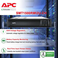 2U Rack Line Interactive UPS SMT1500RMI2U-CH 1000W/1500VA Fase Tunggal Cadangan Daya Darurat untuk Mesin Kasir Ruang Data Kecil