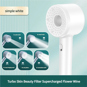 Siêu Turbo Lớn Lưu Lượng Nước Năm Giai Đoạn Lọc Hộ Gia Đình Shower Head Hot-Bán Áp Lực Tăng Cho Khách Sạn Phòng Tắm - Product Image 6