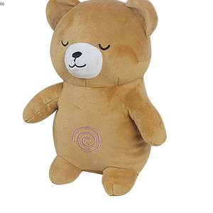 Musique Légère Apaisante Jouets Bébé Education Électrique Cartoon Lavable Animal en Peluche Respiration Ours Bébé Apaisant - Product Image 1