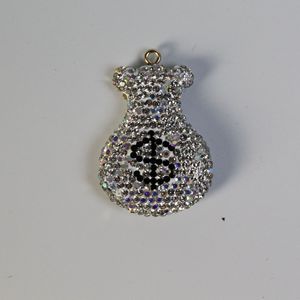 Lussuosi e Adorabili Charms a Forma di Borsa Pieno di Strass, Decorazioni per Portafogli, Diamanti in Cristallo di Argilla, Accessori per Custodie Telefono, Specchietti e Ornamenti per Auto - Product Image 2