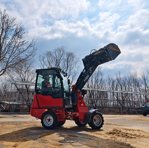 EVERUN ER1220 1.2ton сельскохозяйственная техника мини колесный погрузчик с дизельным двигателем Kubota Euro 5 EPA4 - Product Image 1