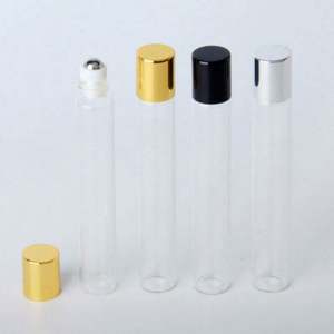 Perfume Sample Cosmetic Packaging Travel Cylinder Transparent <b>Pump</b> Sprayer Empty 10ml 30ml 50ml Glass Screen Printed with Box - Product Image 3