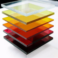 Plaque en plastique acrylique coulé transparente (Lucite, Perspex) de 2mm, 3mm, 5mm, 6mm, 12mm, 50mm