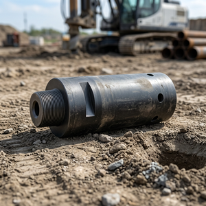 Adaptateur en acier forgé à double filetage pour la connexion de tuyaux de forage - Product Image 2